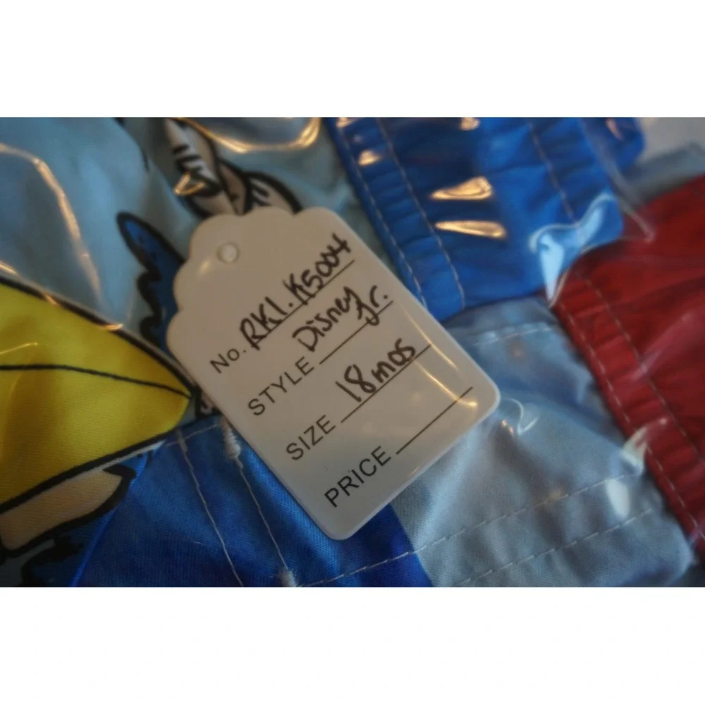 Disney Mickey Mouse Swim Trunks Set 2pk Blue Surfing Board Shorts 18M